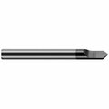 Harvey Tool 1/4 in. Shank dia. x 0.01 in. Flat x 60 deg. included Carbide Tipped Engraver, 1 Flute 30230-C4